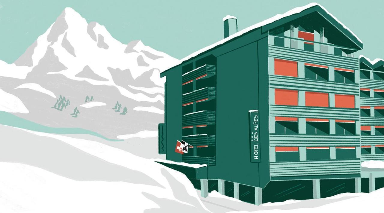 Hotel Des Alpes 필름 외부 사진